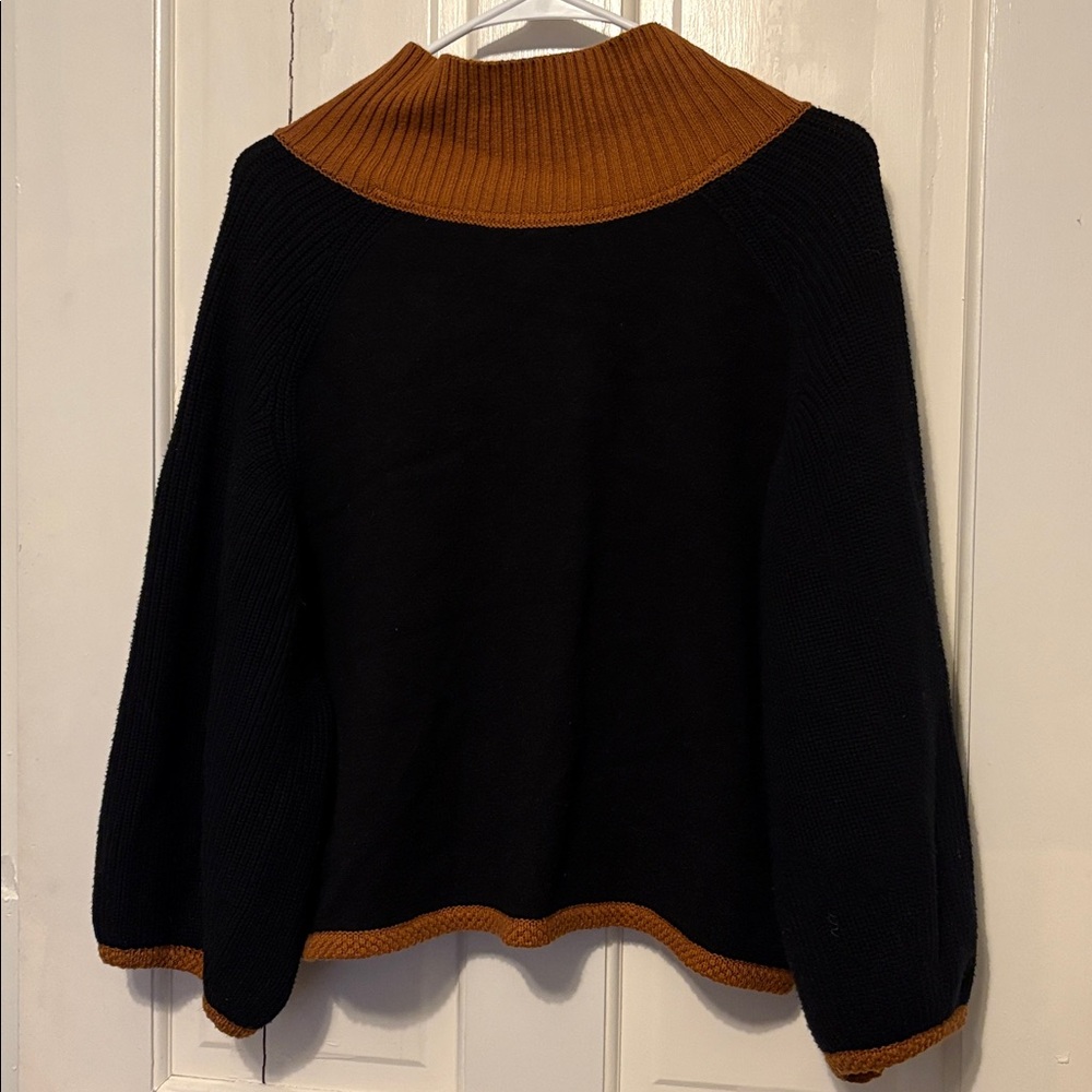 Anthropologie maeve cape cardigan sweater size xl - Picture 8 of 9